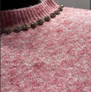 Mid-length sleeve girl necklace art：6062