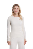 Crew-necked long sleeves base layer sweater rc077