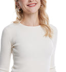 Crew-necked long sleeves base layer sweater rc077