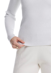 Crew-neck base layer sweater lurex rc089