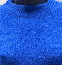 maglione a maniche corte in alpaca