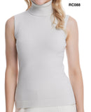 High-neck base layer sweater lurex rc088