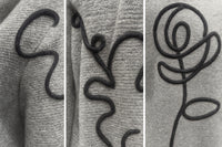 sweater caot embroidered art.6080