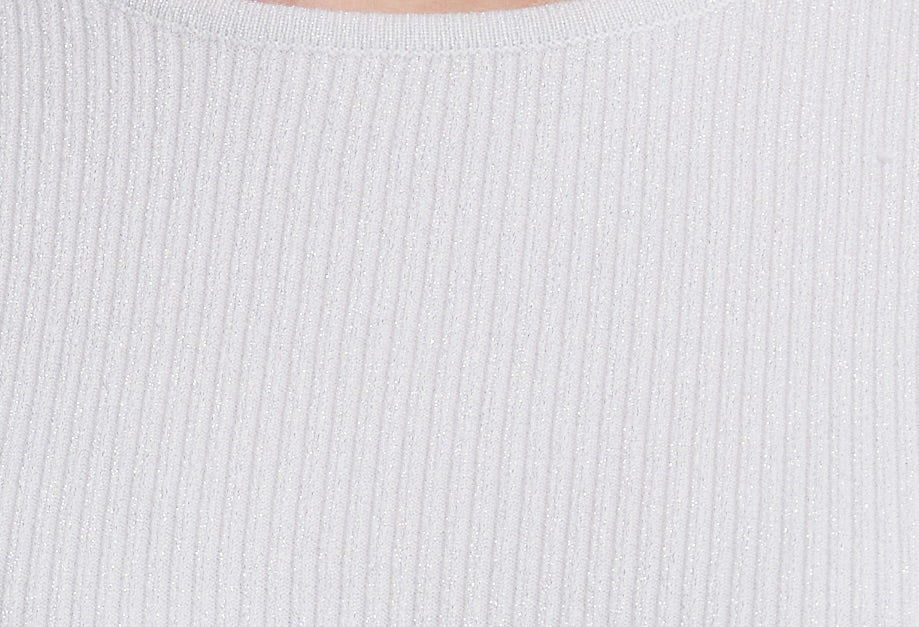 Crew-neck base layer sweater lurex rc089