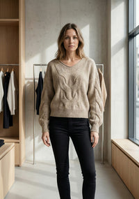 Vneck big Twisting rope art.6013