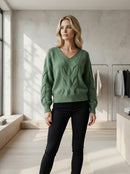 Vneck big Twisting rope art.6013