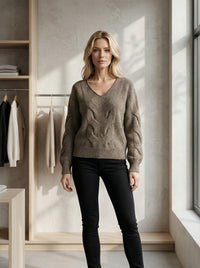 Vneck big Twisting rope art.6013