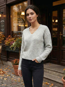 V neck long sleeve HZ906