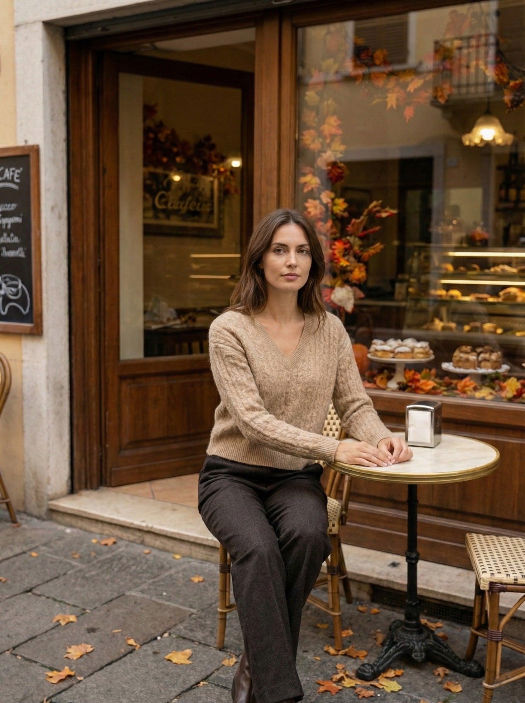 V neck long sleeve HZ906