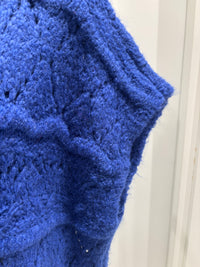 Sweater vest with metal buttons, sleeveless art.21611