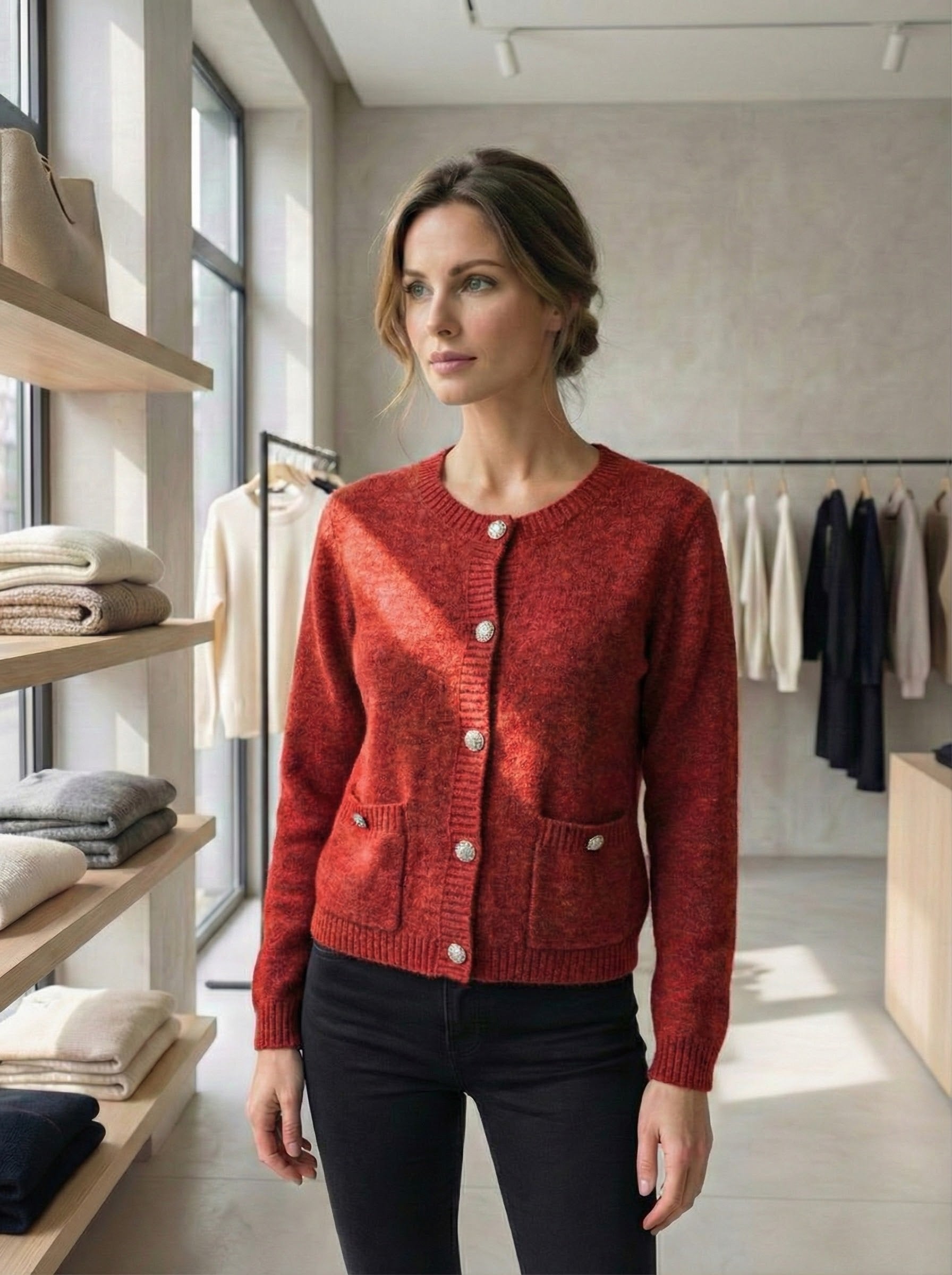 cardigan sweater art.HZ909