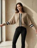 Striped batwing shirt art.6073