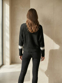 Striped batwing shirt art.6073