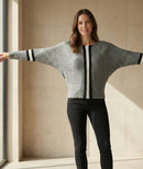 Striped batwing shirt art.6073