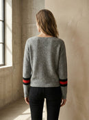 Striped batwing shirt art.6073