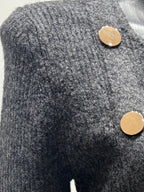 Metal decorative buttons for sweaters in spring, autumn and winter art.6086