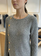 Metal decorative buttons for sweaters in spring, autumn and winter art.6086