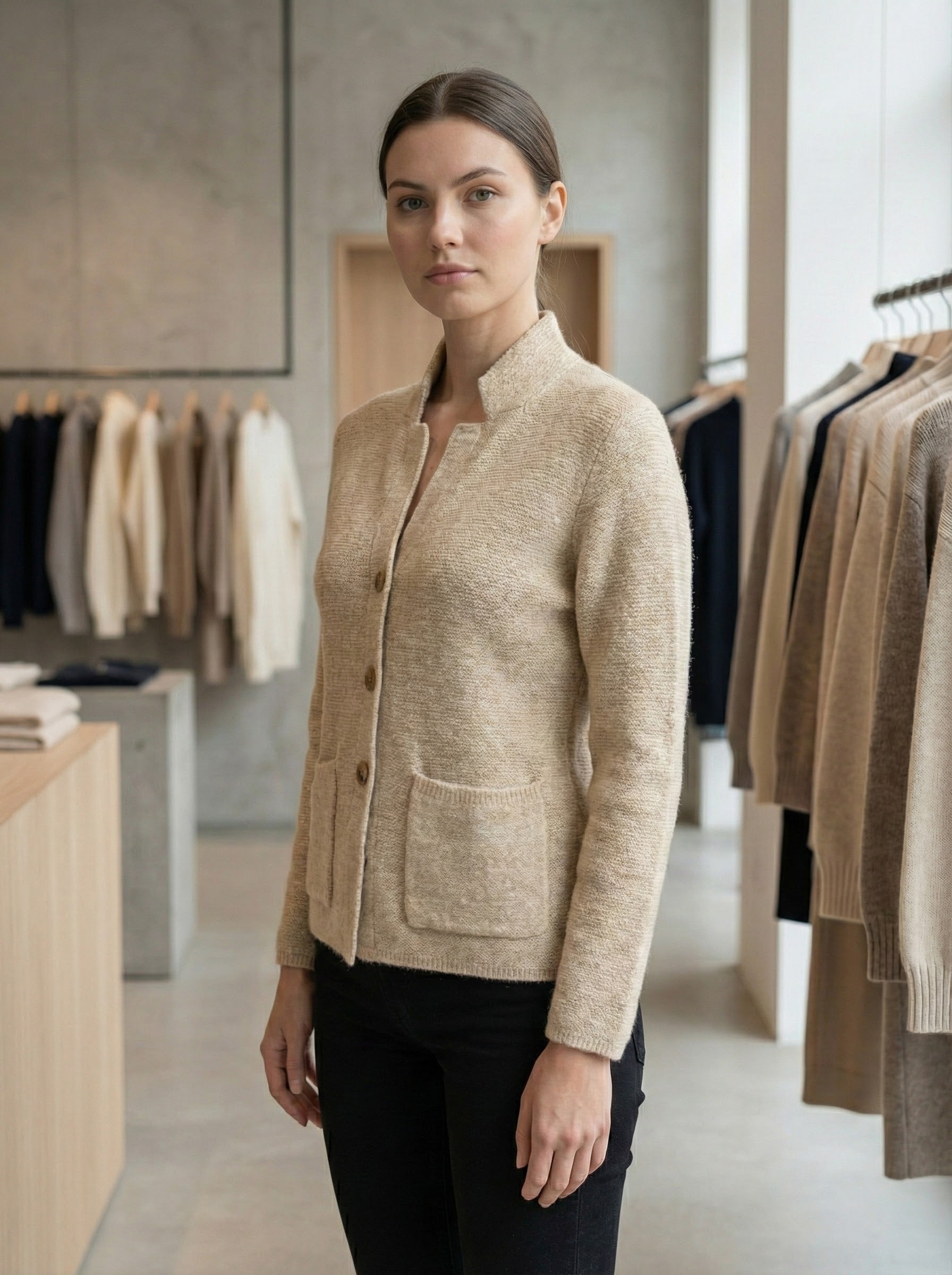 Sweaters, coats, and jackets for spring, autumn, and winter art.6087