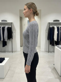 Openwork skin-friendly sweater gd21153