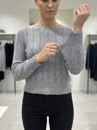 Openwork skin-friendly sweater gd21153