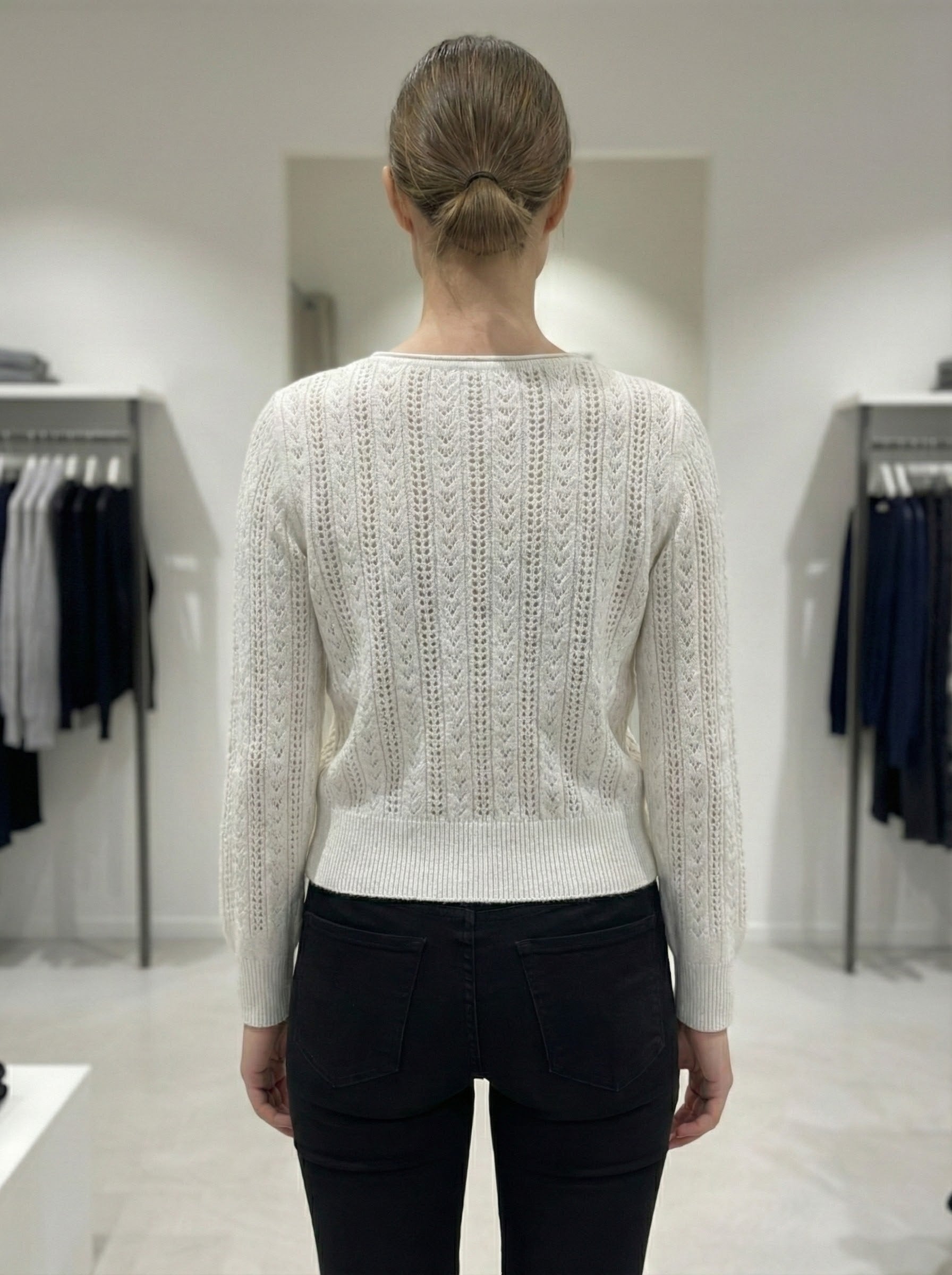 Openwork skin-friendly sweater gd21153