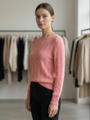 Openwork skin-friendly sweater gd21153