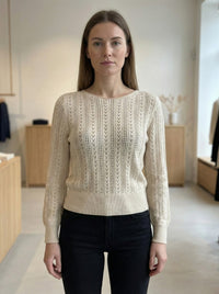 Openwork skin-friendly sweater gd21153