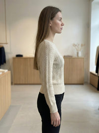 Openwork skin-friendly sweater gd21153
