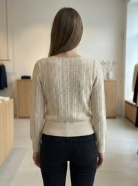 Openwork skin-friendly sweater gd21153