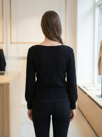 Openwork skin-friendly sweater gd21153