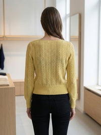 Openwork skin-friendly sweater gd21153