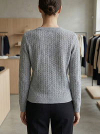 Openwork skin-friendly sweate gd1531