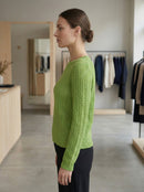 Openwork skin-friendly sweate gd1531