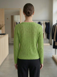 Openwork skin-friendly sweate gd1531