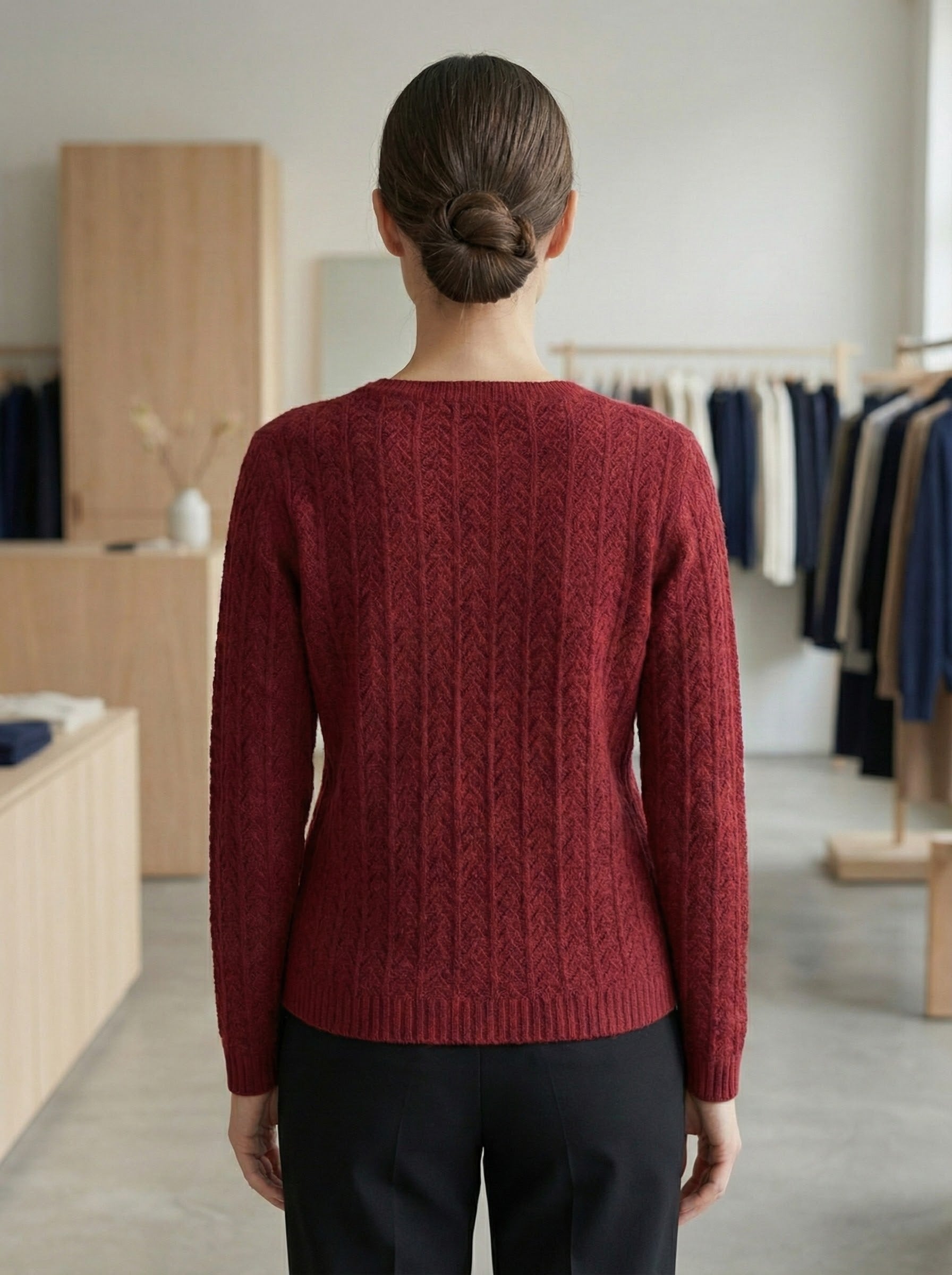 Openwork skin-friendly sweate gd1531