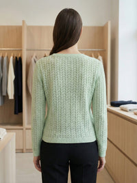 Openwork skin-friendly sweate gd1531