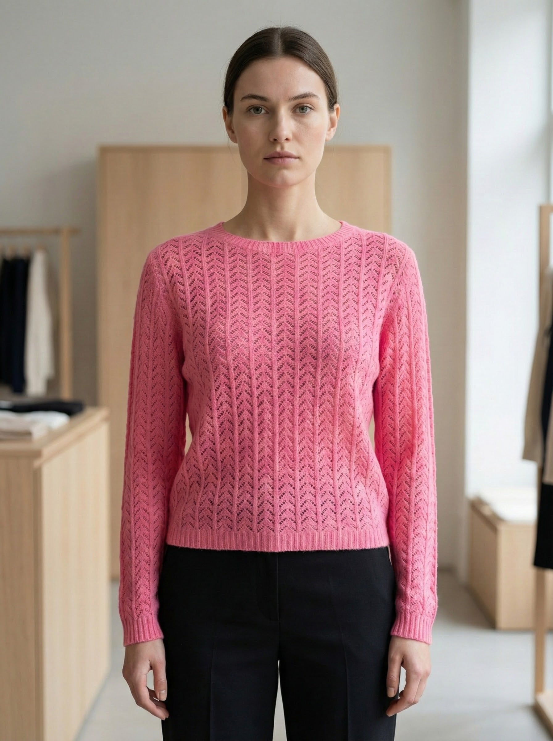 Openwork skin-friendly sweate gd1531