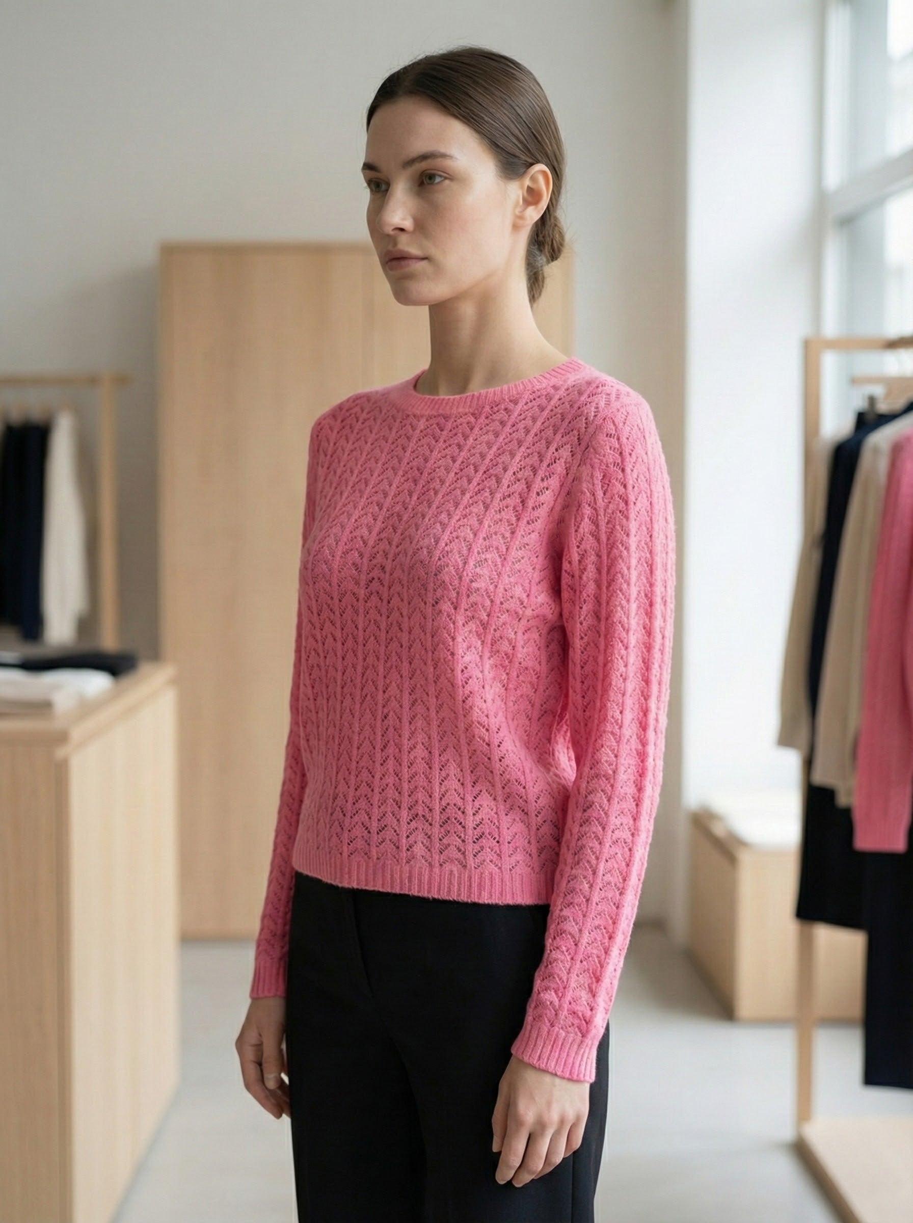 Openwork skin-friendly sweate gd1531