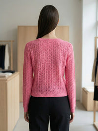 Openwork skin-friendly sweate gd1531