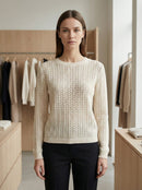 Openwork skin-friendly sweate gd1531