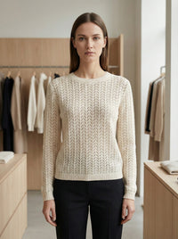 Openwork skin-friendly sweate gd1531