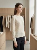 Openwork skin-friendly sweate gd1531