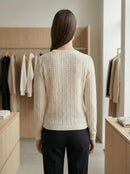 Openwork skin-friendly sweate gd1531