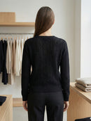 Openwork skin-friendly sweate gd1531