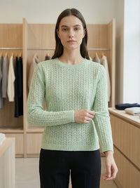 Openwork skin-friendly sweate gd1531