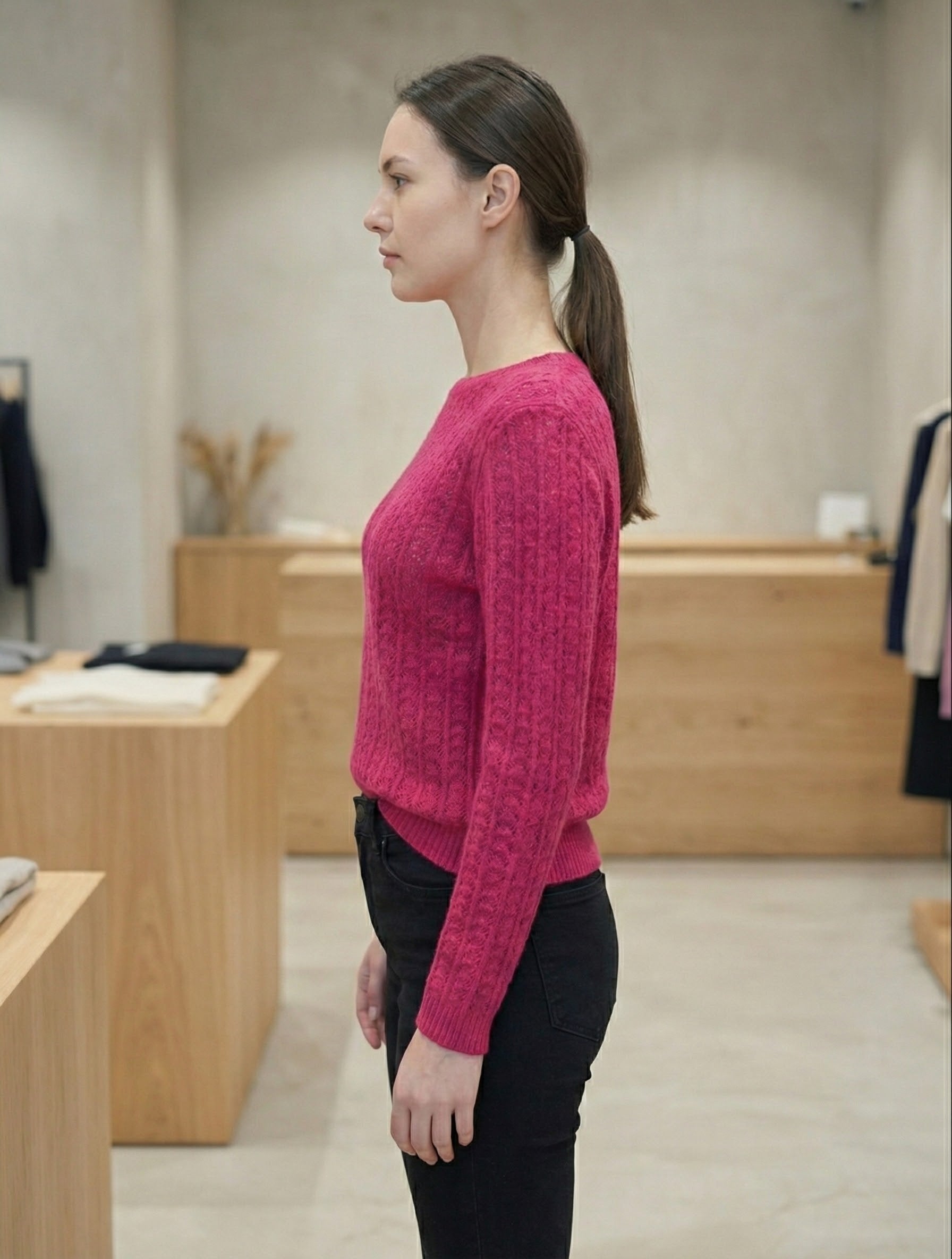 Openwork skin-friendly sweate gd1531