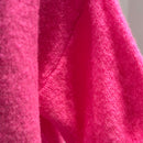 baby alpaca Mid-length sleeve Cardigan crew neck art.21287