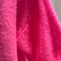 baby alpaca Mid-length sleeve Cardigan crew neck art.21287