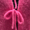 baby alpaca Mid-length sleeve Cardigan crew neck art.21287