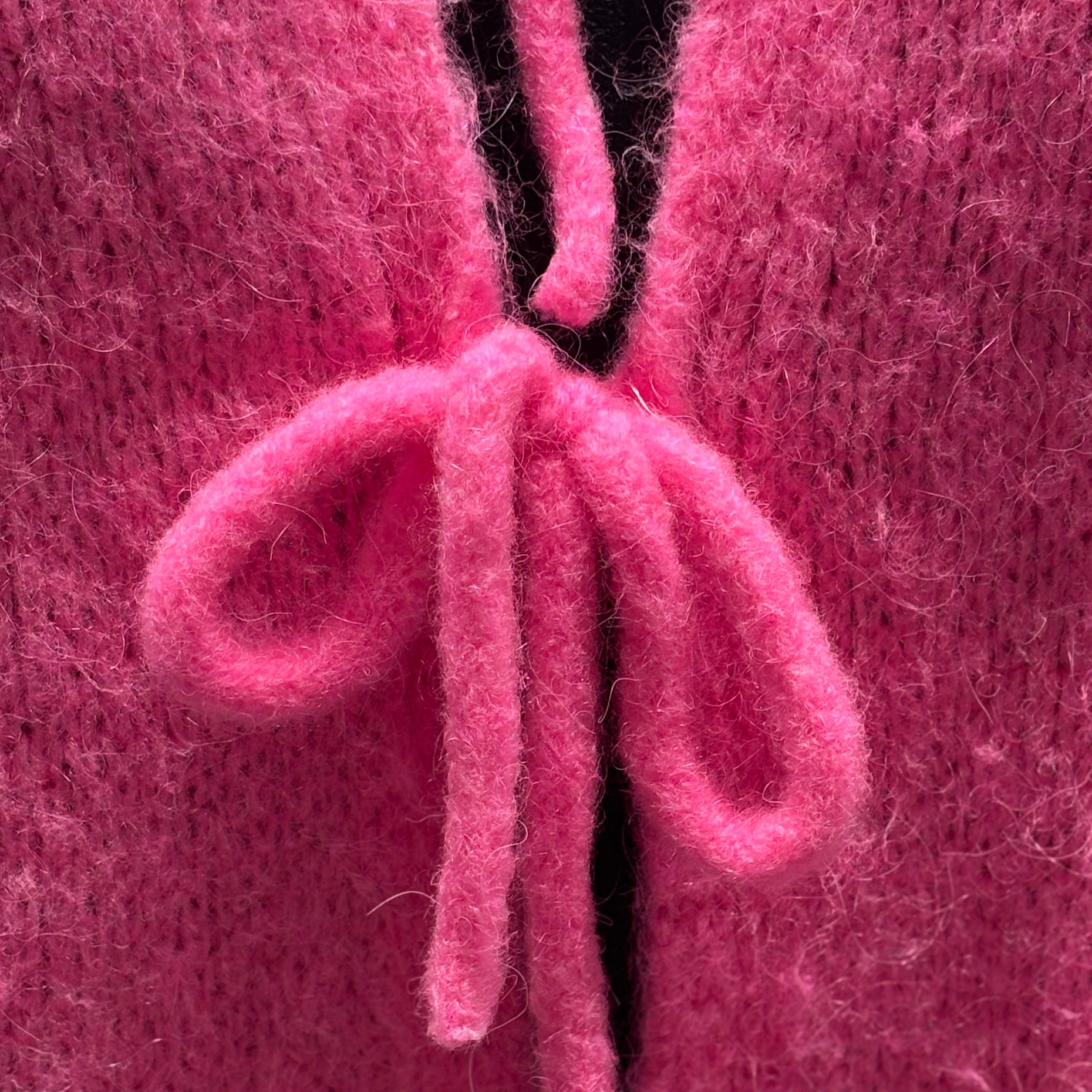 baby alpaca Mid-length sleeve Cardigan crew neck art.21287